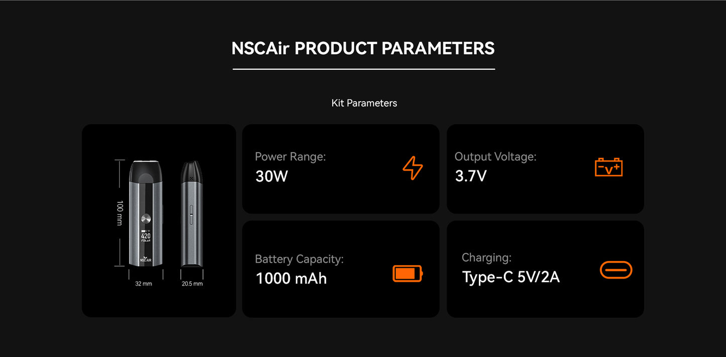 NSC AIR Electronic Vaporizer