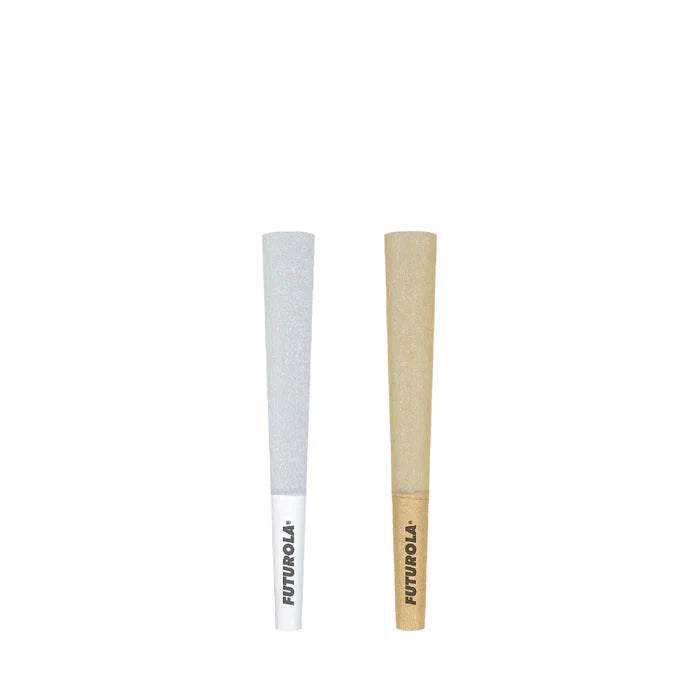 Futurola Pre-Rolled Cones | Mini Size: 60mm/ 26mm | Slender | 5400 Cone Case