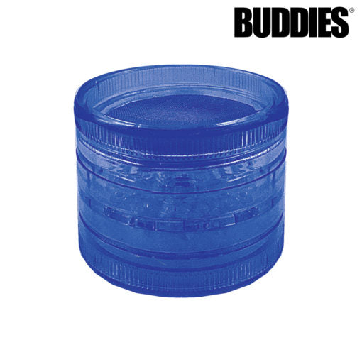 Buddies Plastic Magnetic 5pc Grinder w/ Screen | 2.5" | 8 Pack Box
