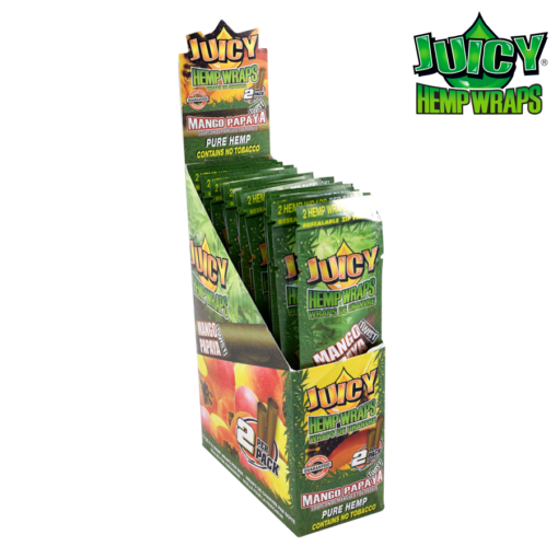 Juicy Hemp Wraps | Mango Papaya Twist | 50 Wrap Box