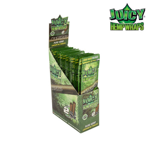 Juicy Hemp Wraps | Natural Flavour | 50 Wrap Box