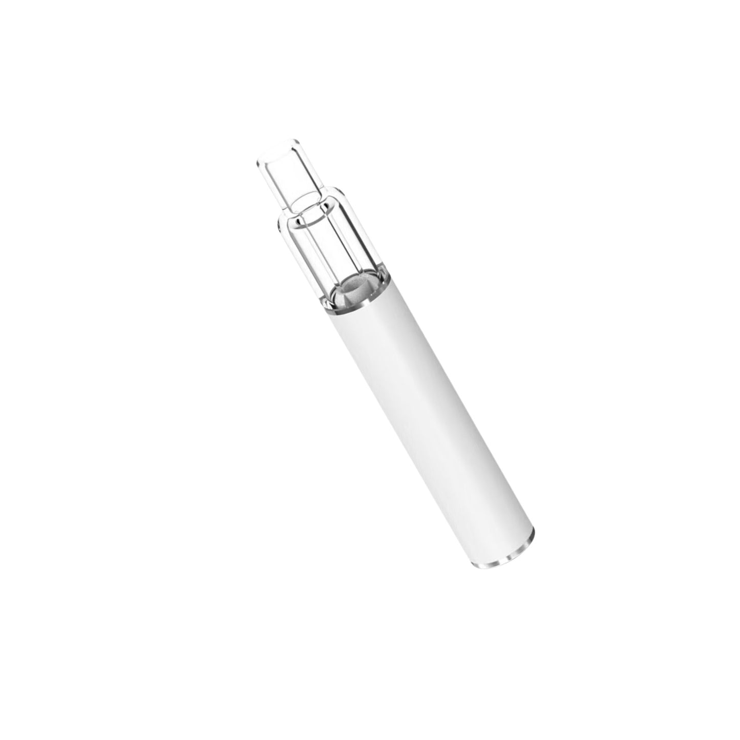 MJS Signature AIO 0.5ml All Glass Disposable Vaporizer Pen | White | 100 Pack