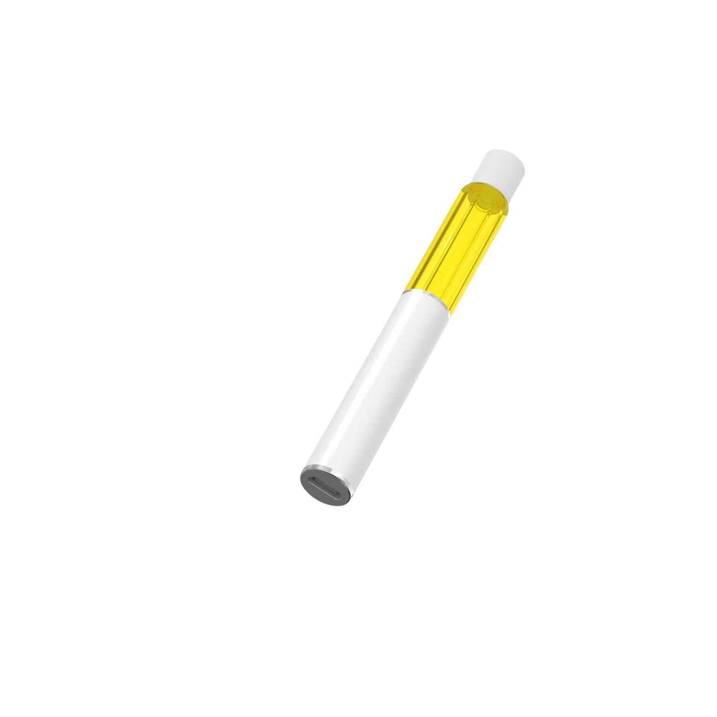 MJS Signature AIO 0.5ml All Glass Disposable Vaporizer Pen | White | 100 Pack