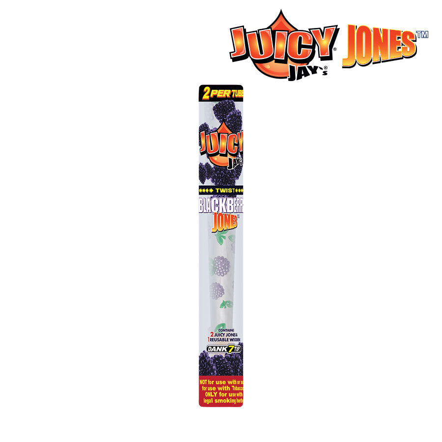 Juicy Jay's Pre-Rolled Cones | Blackberry Jones | 48 Cone Box
