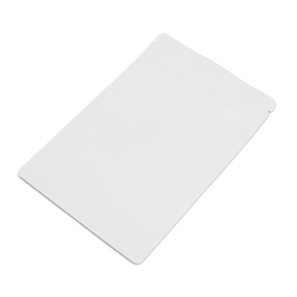 Matte White Mylar 3.5g Bag | Tamper Evident | 100pc Pack