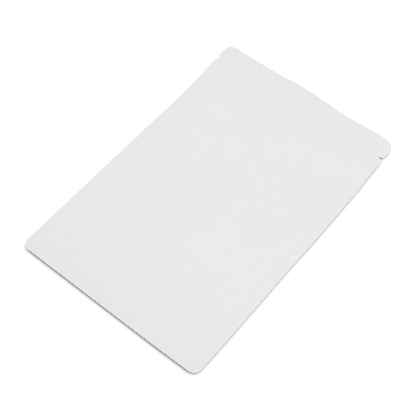 Matte White Mylar 28g Bag | Tamper Evident | 100pc Pack