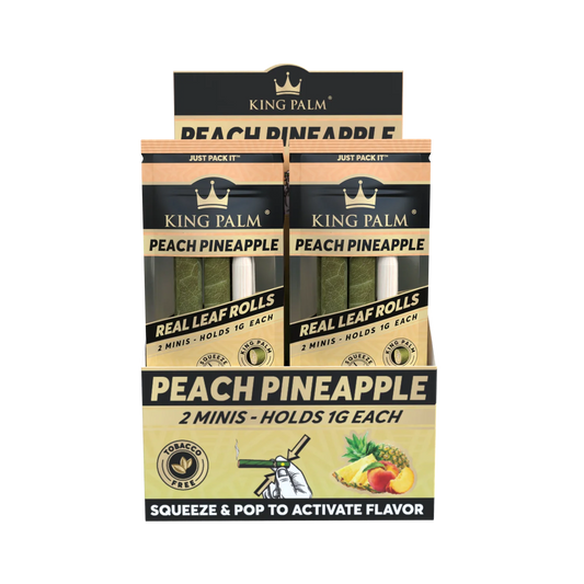 King Palm Wraps | Mini Pre-Rolled Cones | Peach Pineapple