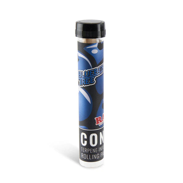 RAW x Orchard Beach | Blueberry Tree Terpene Infused Pre-Rolled Cone | King Size | 12 Pack Box