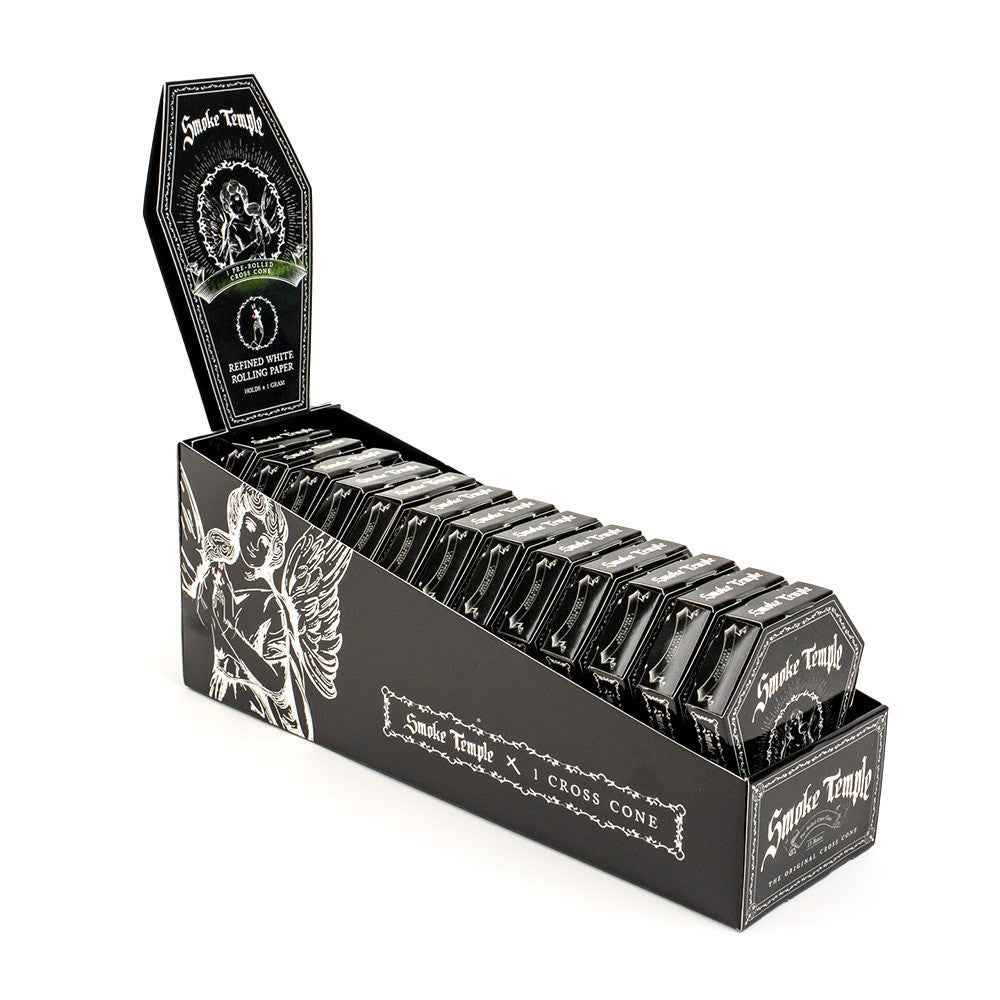 Smoke Temple | 1 Gram | 84mm Cross Cone | 13 Pack Box
