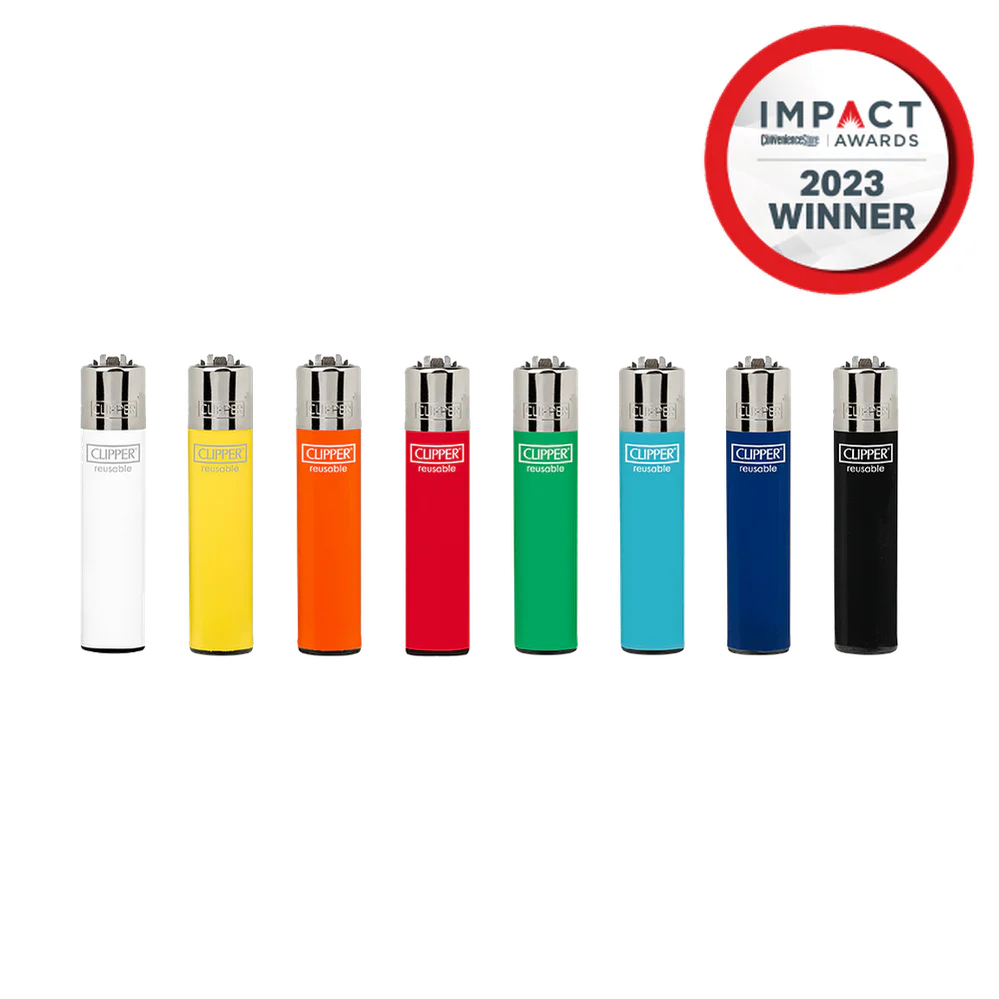 Clipper | Classic Mini Lighter | Reusable | 48 Pack Tray
