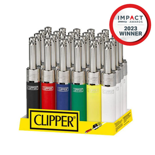 Clipper | Minitube Lighter | Reusable | 24 Pack Tray