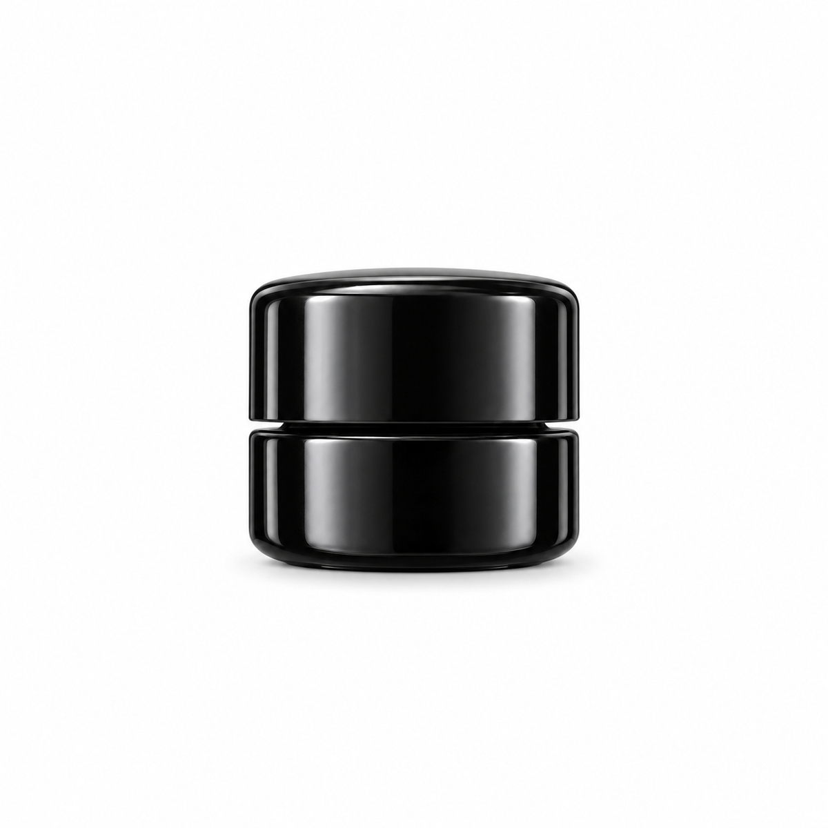 4ml CR HALO UltraViolet Glass | Round Glass Child Resistant Screw Top Jars | UV Glass w/ Semi-Gloss Black Lid | 350 Jar Case [NEW CARTON DESIGN] (Copy)