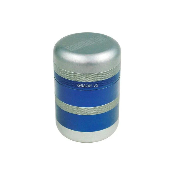 KANNASTÖR GR8TR V2 Series Solid Body Grinder | 7 Piece | 2.125″ Blue