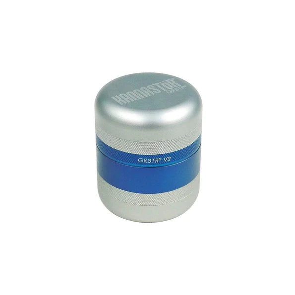 KANNASTÖR GR8TR V2 Series Solid Body Grinder | 7 Piece | 2.125″ Blue