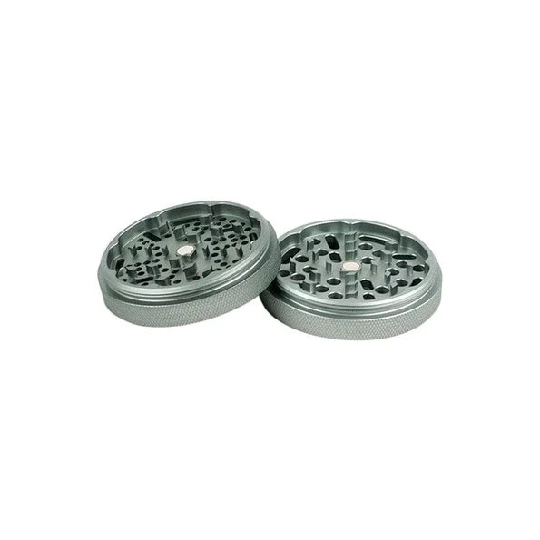 KANNASTÖR GR8TR V2 Series Solid Body Grinder | 7 Piece | 2.125″ Blue