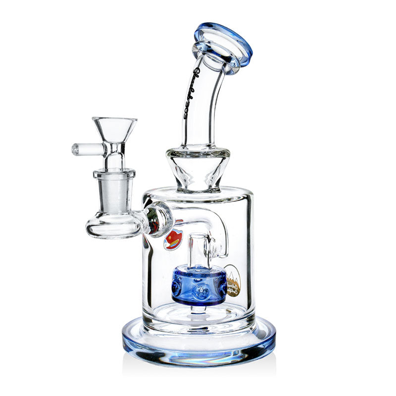 7" Water Pipe Bubbler Bong w/ Matrix Perc | PhoenixStar Glass | Multiple Colours