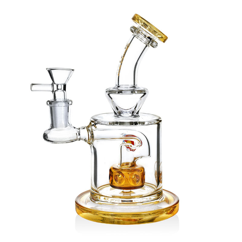 7" Water Pipe Bubbler Bong w/ Matrix Perc | PhoenixStar Glass | Multiple Colours