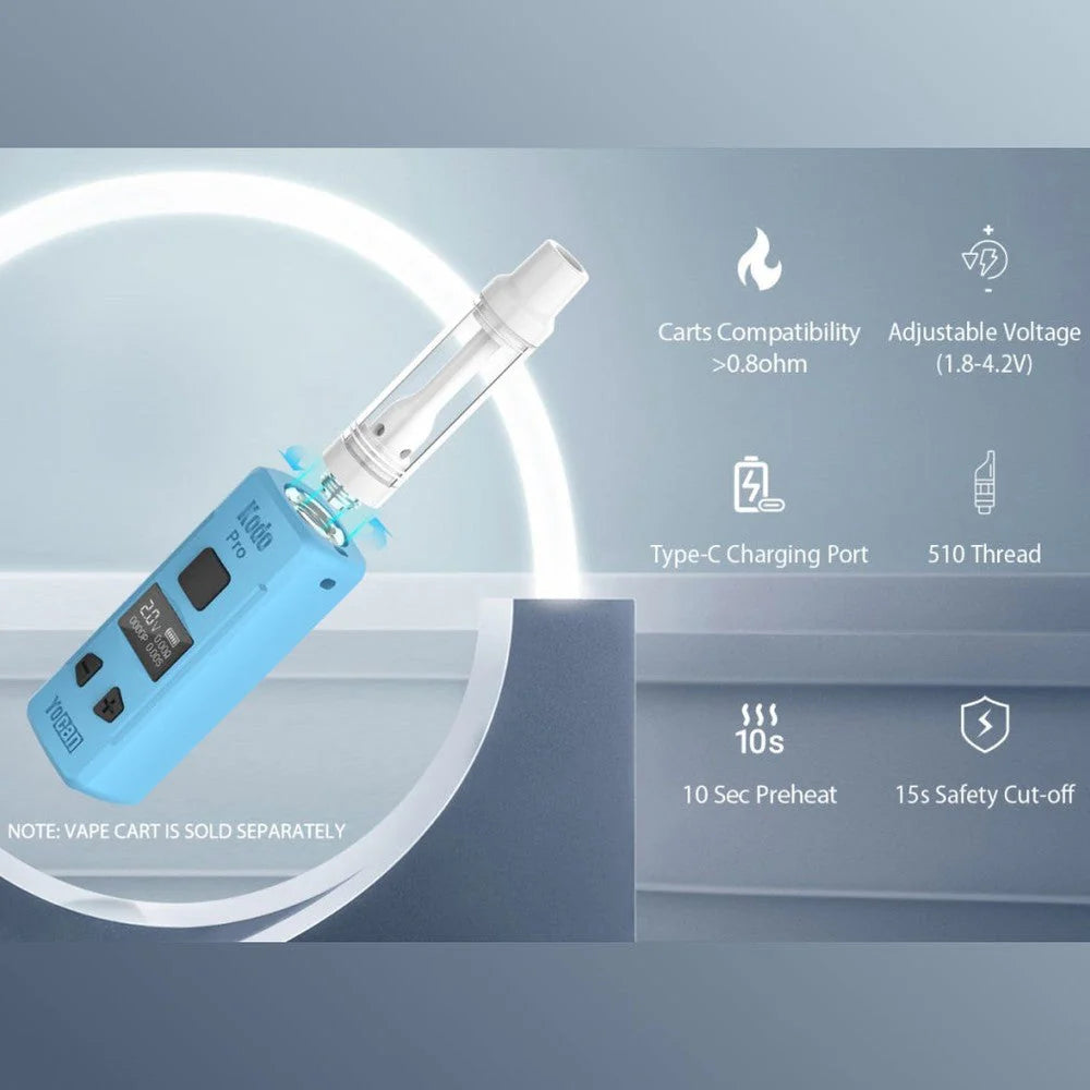 Kodo Pro Digital 510 Battery | Yocan |  Multiple Colours