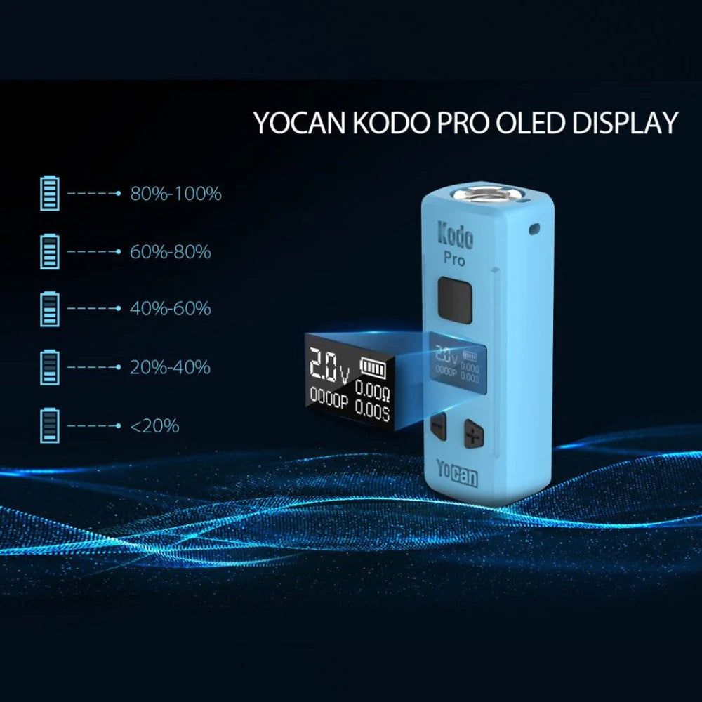 Kodo Pro Digital 510 Battery | Yocan |  Multiple Colours