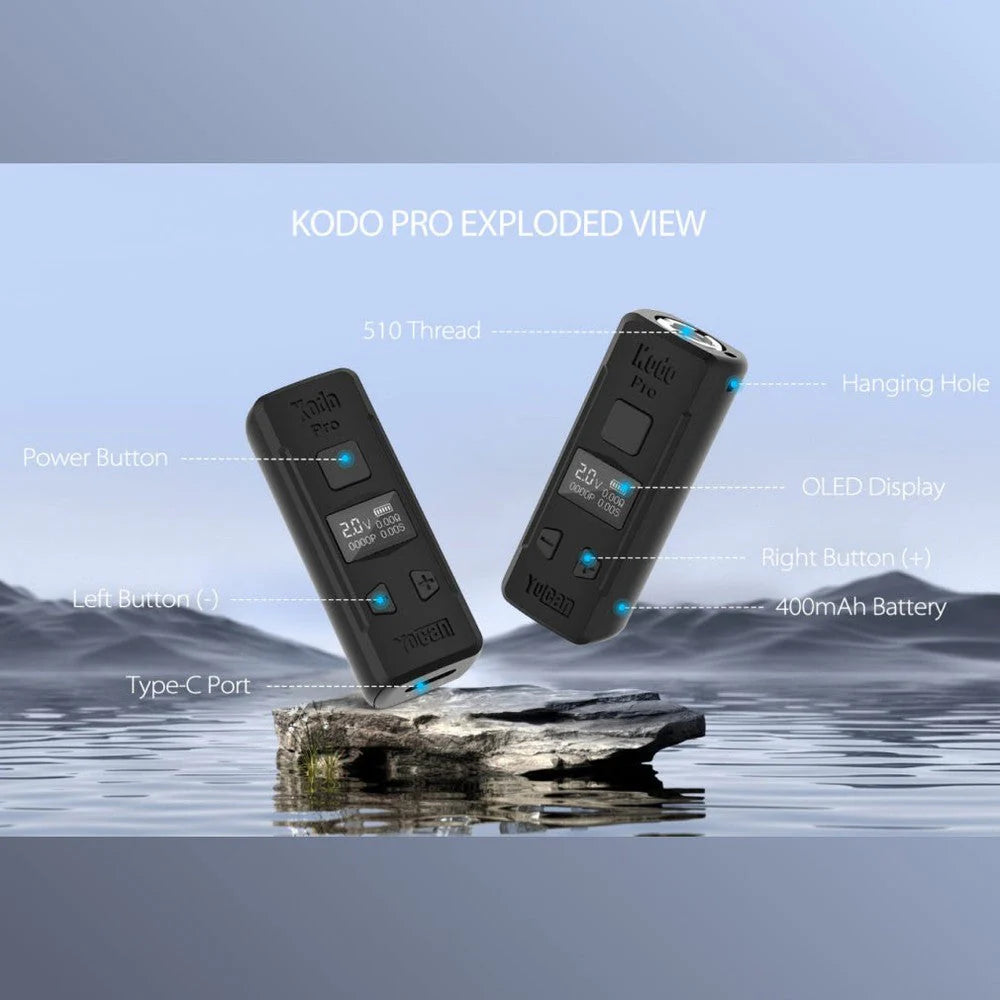 Kodo Pro Digital 510 Battery | Yocan |  Multiple Colours