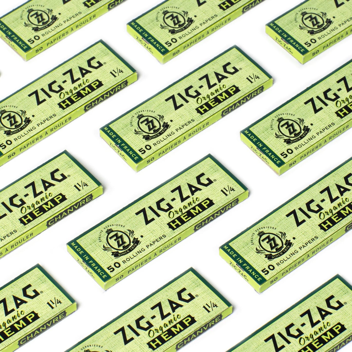 Zig Zag Organic Hemp Rolling Papers | Size: 1 1/4 | 25 Pack Box